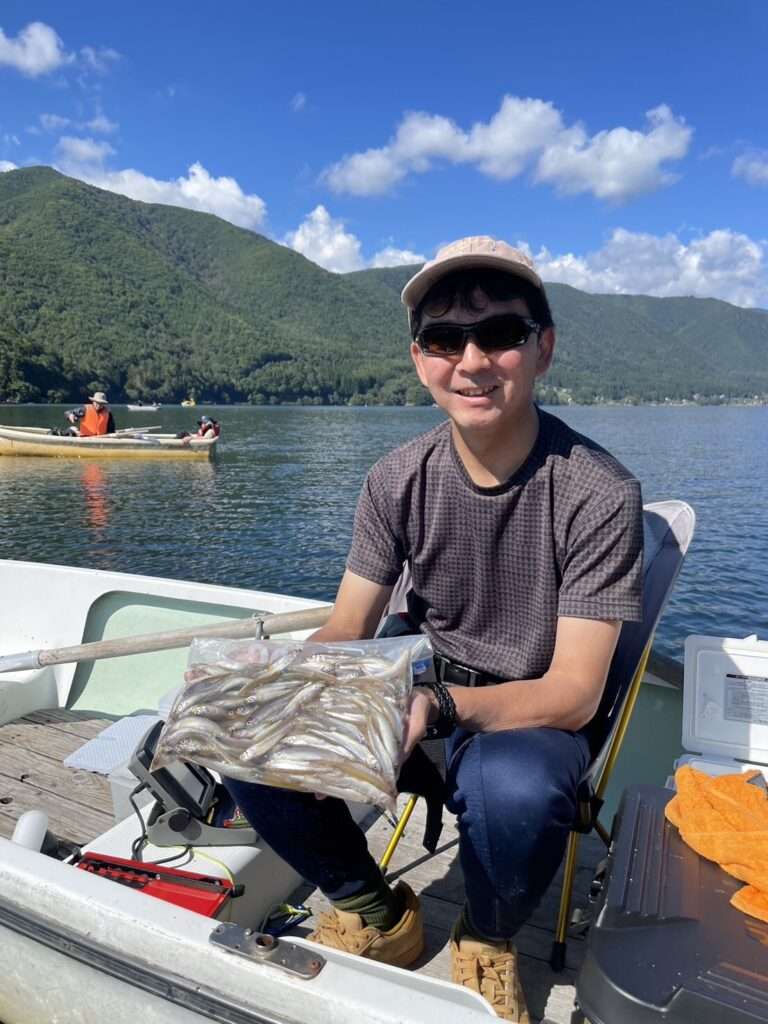 木崎湖ワカサギ釣果情報　10/15